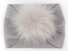 Load image into Gallery viewer, Faux-Fur Puff Headbands