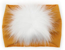 Load image into Gallery viewer, Faux-Fur Puff Headbands