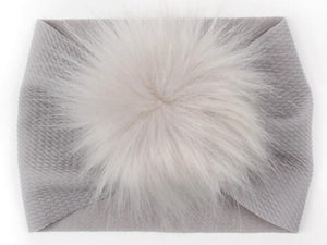 Faux-Fur Puff Headbands
