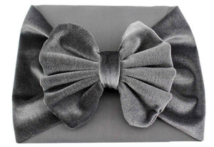 Velvet Headband Bows