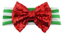 Load image into Gallery viewer, Red Bow Christmas Headband
