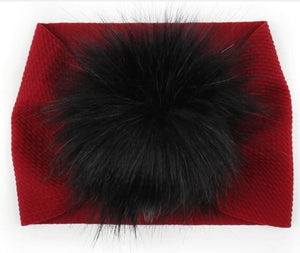 Faux-Fur Puff Headbands