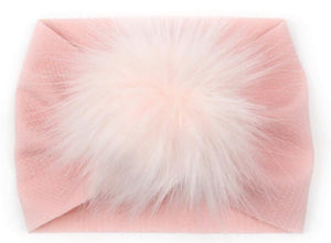 Faux-Fur Puff Headbands