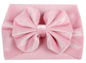 Velvet Headband Bows